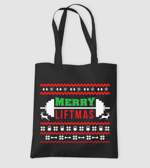 Merry liftmas 2 model negru pe tricou