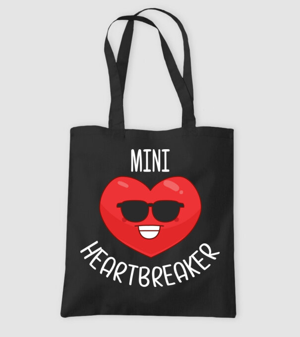 mini heartbreaker model negru pe tricou