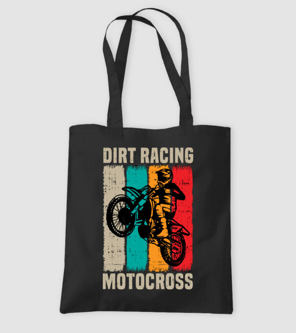 motocross model negru pe tricou