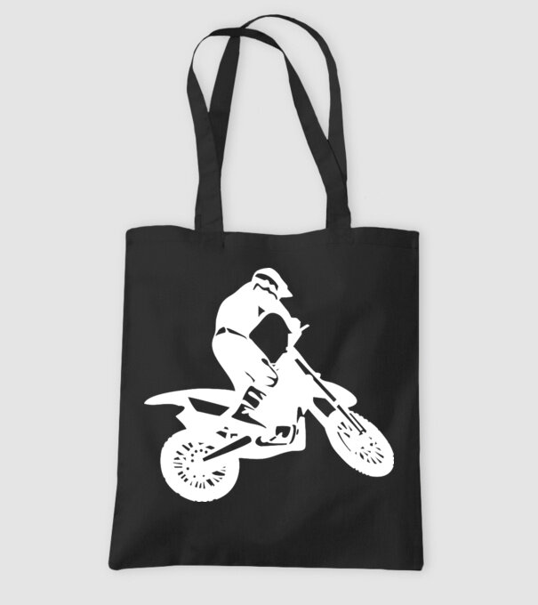 Mountain Bike model negru pe tricou