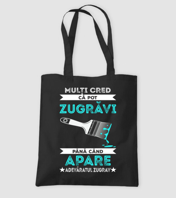 Mulți cred că pot zugrăvi până când apare adevăratul zugrav model negru pe tricou