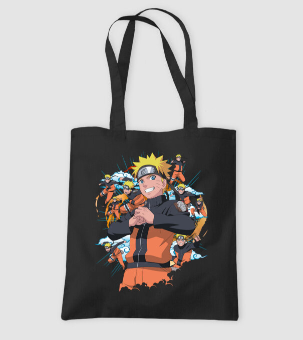 NARUTO model negru pe tricou
