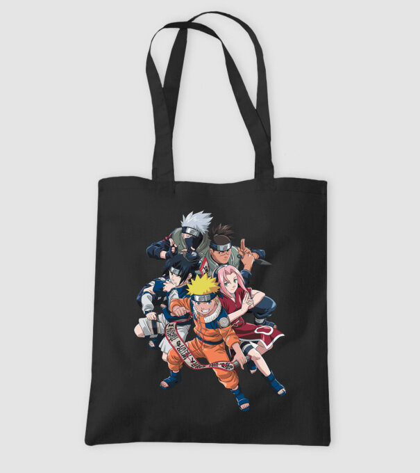 NARUTO model negru pe tricou