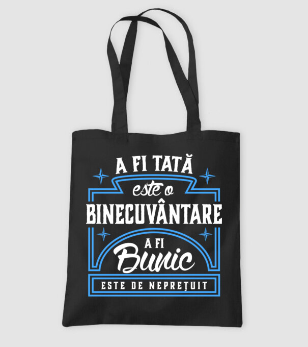 Neprețuit bunic model negru pe tricou