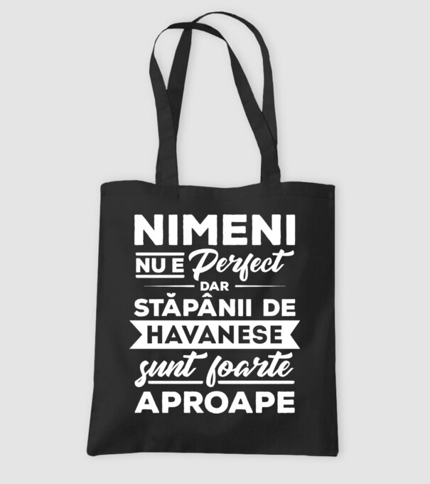 nimeni nu e perfect, dar stăpânii de havanese sunt foarte aproape model negru pe tricou