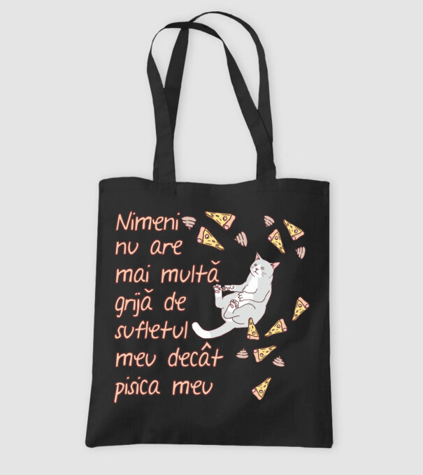 Nimic nu are mai multă grijă de sufletul meu decât pisica mea model negru pe tricou