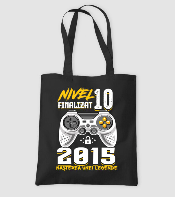 Nivel Finalizat 10 model negru pe tricou