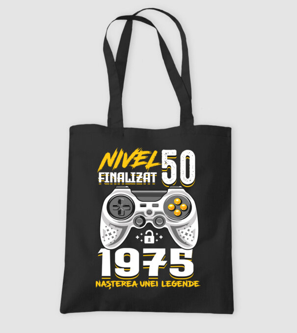 Nivel Finalizat 50 model negru pe tricou