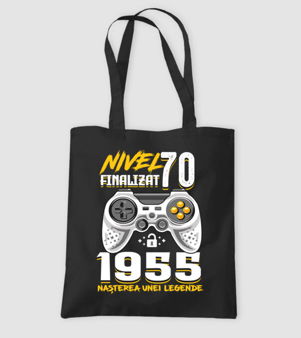 Nivel Finalizat 70 model negru pe tricou
