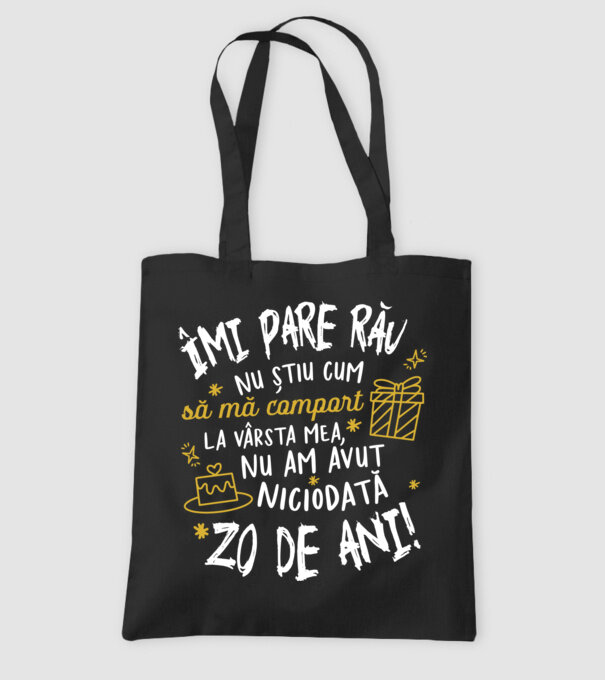 Nu am avut niciodată 20 de ani model negru pe tricou