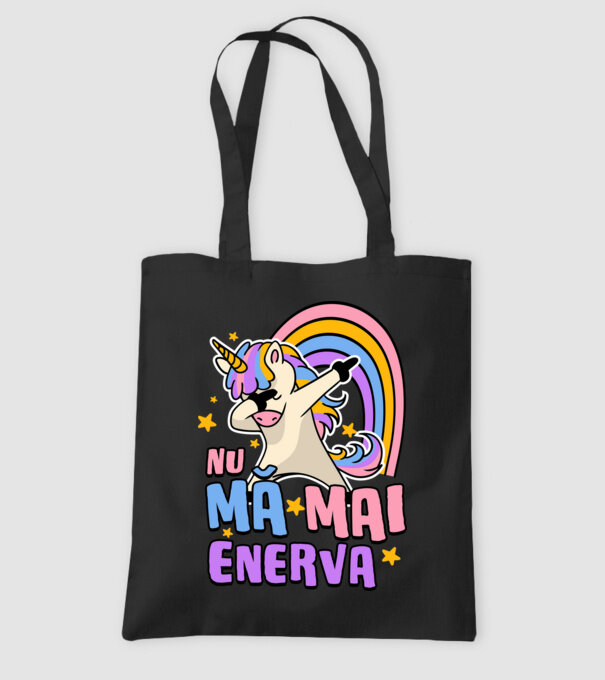 Nu mă mai enerva model negru pe tricou