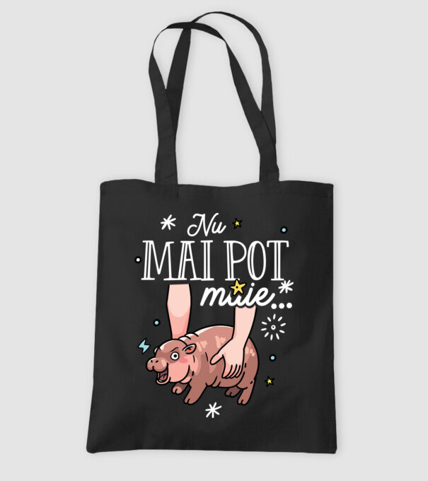 Nu mai pot muie... model negru pe tricou