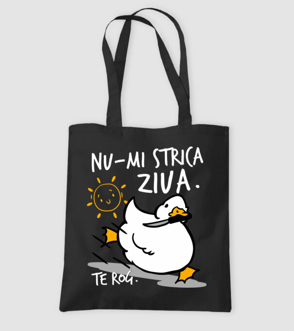 Nu-mi strica ziua. model negru pe tricou