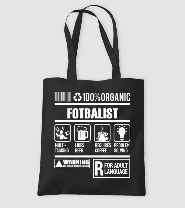 FOTBALIST model negru pe tricou