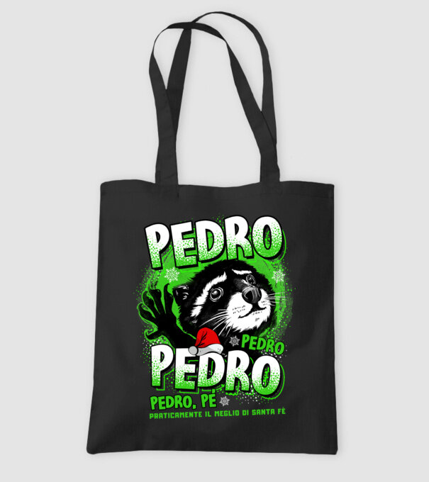 Pedro pedro christmas model negru pe tricou