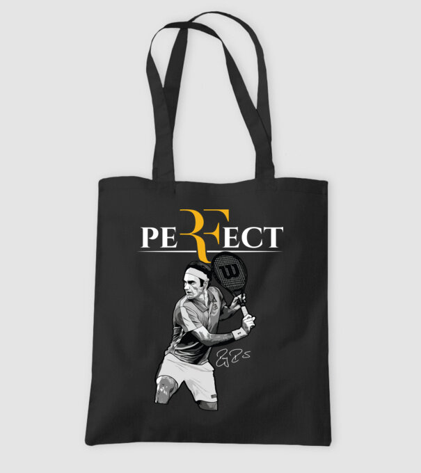 peRFect model negru pe tricou