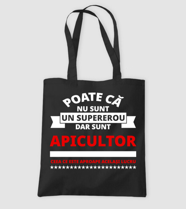 Poate că nu sunt un supererou, dar sunt APICULTOR, ceea ce este aproape același lucru model negru pe tricou