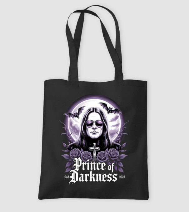 Prince of Darkness model negru pe tricou