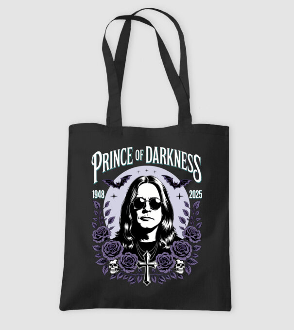 Prince of Darkness model negru pe tricou