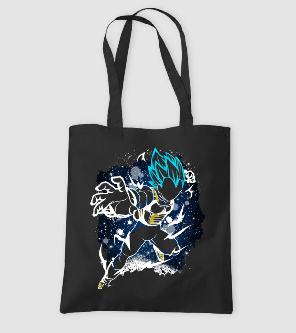 prince vegeta dragonball model negru pe tricou