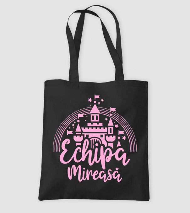 Prinţesă mireasă model negru pe tricou