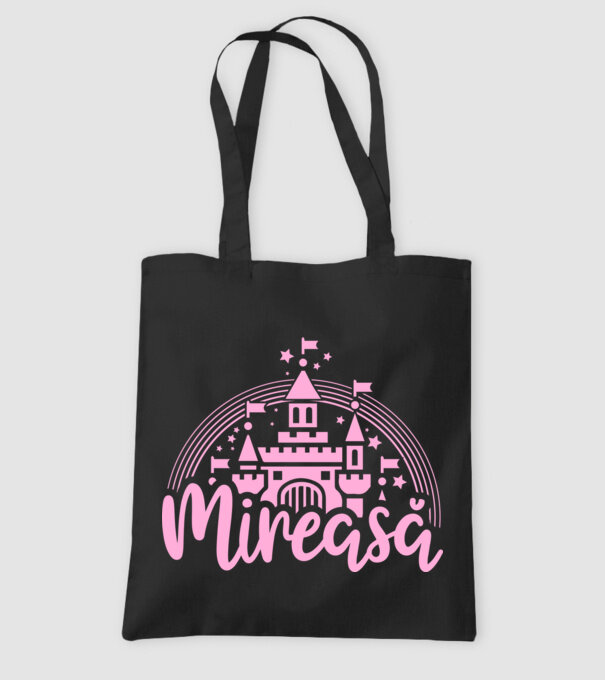Prinţesă mireasă model negru pe tricou