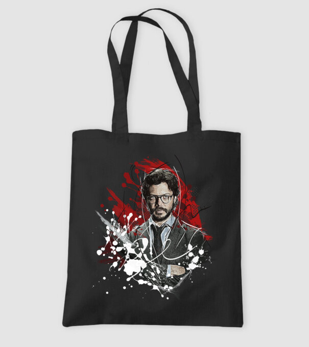 professor poster model negru pe tricou