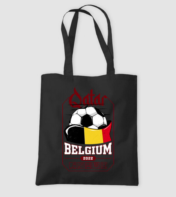 Qatar teams Belgium model negru pe tricou