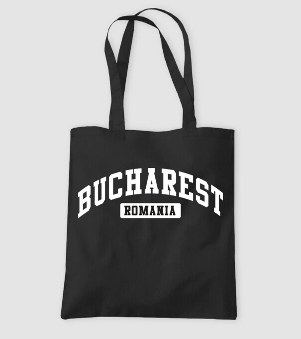 România Bucharest sport model negru pe tricou