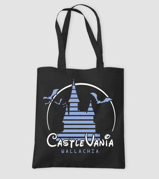 România CastleVania model negru pe tricou