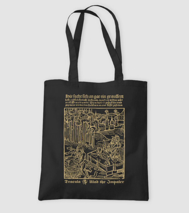 România Dracula model negru pe tricou
