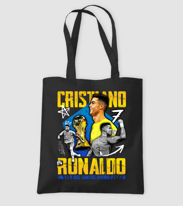Ronaldo tribute model negru pe tricou
