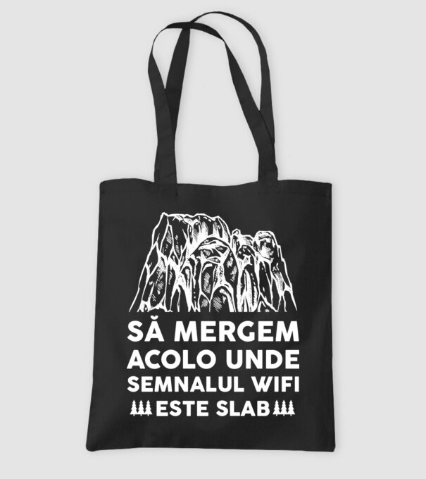 să mergem acolo unde semnalul wifi este slab model negru pe tricou