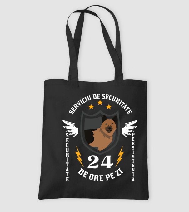 serviciu de securitate - securitate - persistență - 24 de ore pe zi model negru pe tricou