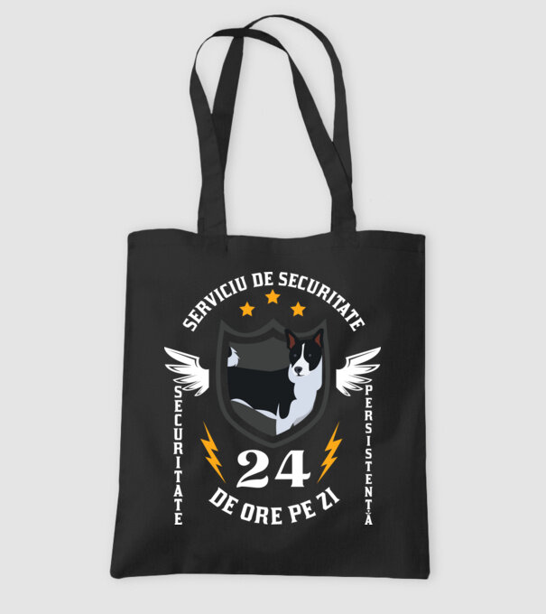 serviciu de securitate - securitate - persistență - 24 de ore pe zi model negru pe tricou