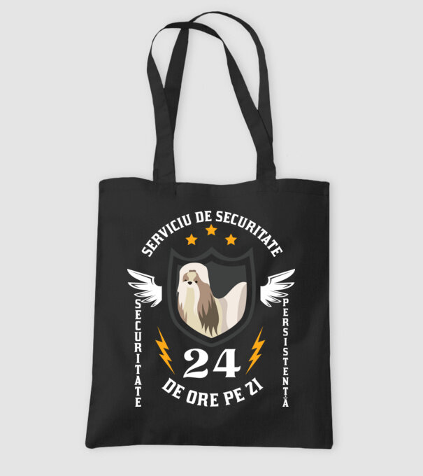 serviciu de securitate - securitate - persistență - 24 de ore pe zi model negru pe tricou