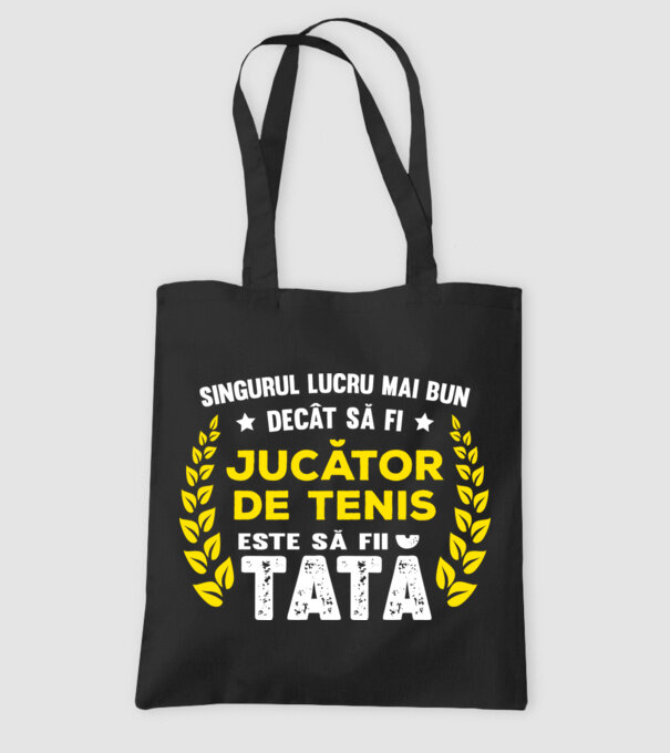 singurul lucru mai bun decât tenisul este să fi jucător de tenis model negru pe tricou