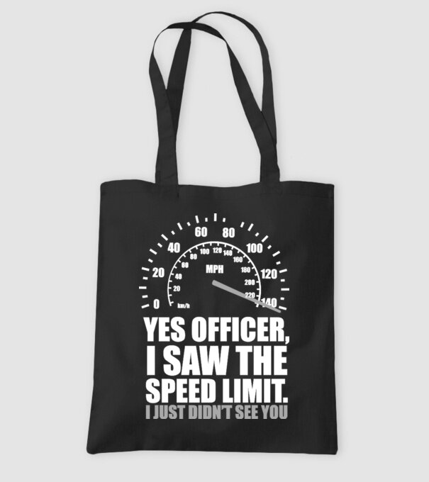 Speed limit model negru pe tricou