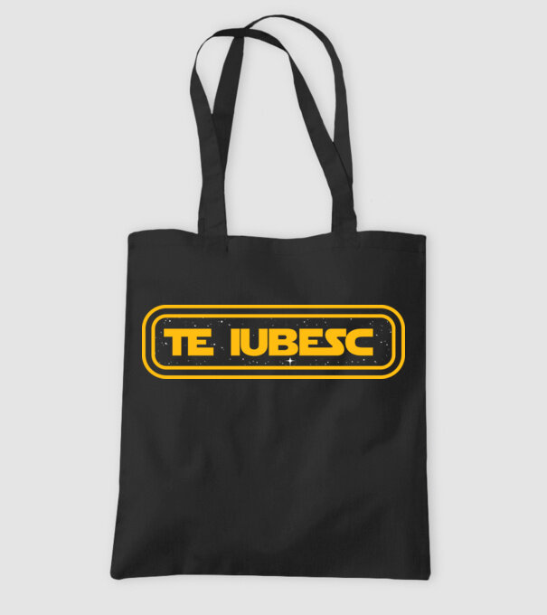 Starwars couple shirt model negru pe tricou