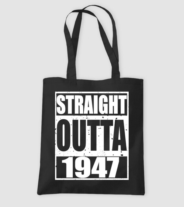 Straight Outta - 1947 model negru pe tricou