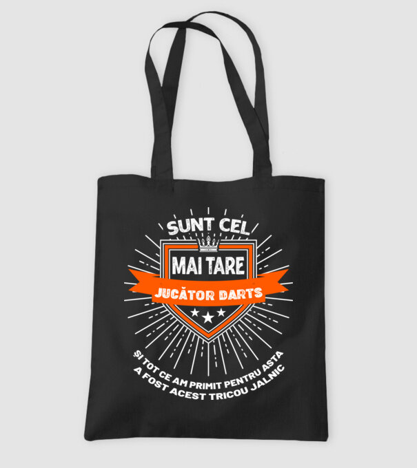 sunt cel mai tare jucător darts și tot ce am primit pentru asta a fost acest tricou jalnic model negru pe tricou