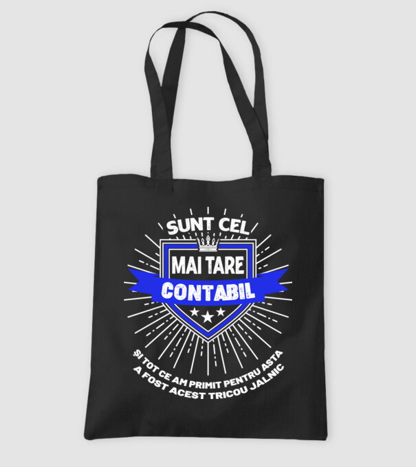 Sunt cel mai tare contabil și tot ce am primit pentru asta a fost acest tricou jalnic model negru pe tricou