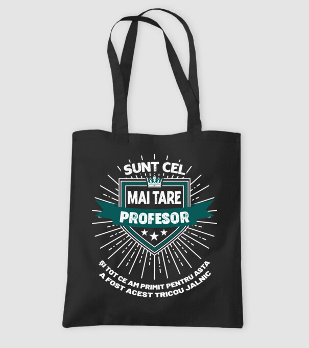 Sunt cel mai tare profesor și tot ce am primit pentru asta a fost acest tricou jalnic model negru pe tricou
