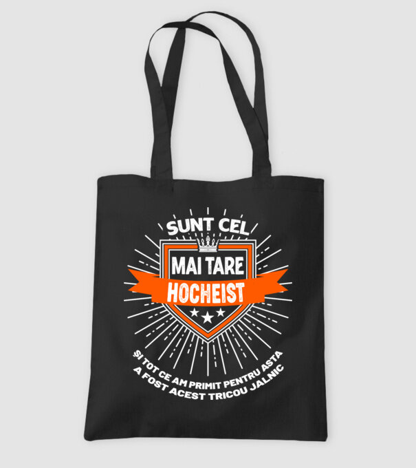 Sunt cel mai tare_HOCHEIST model negru pe tricou