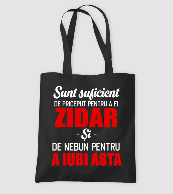 Sunt suficient de priceput pentru a fi ZIDAR și suficient de nebun pentru a iubi asta model negru pe tricou