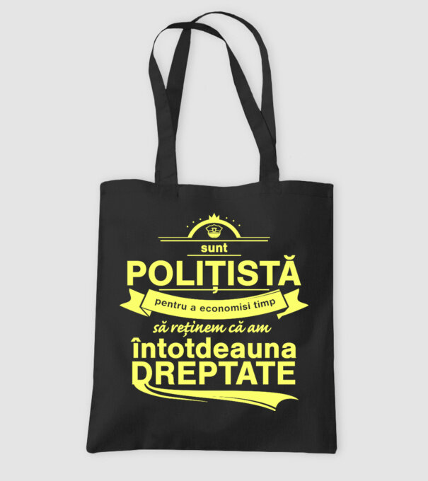 sunt sunt polițistă, pentru a economisi timp, să reținem că am întotdeauna dreptate model negru pe tricou