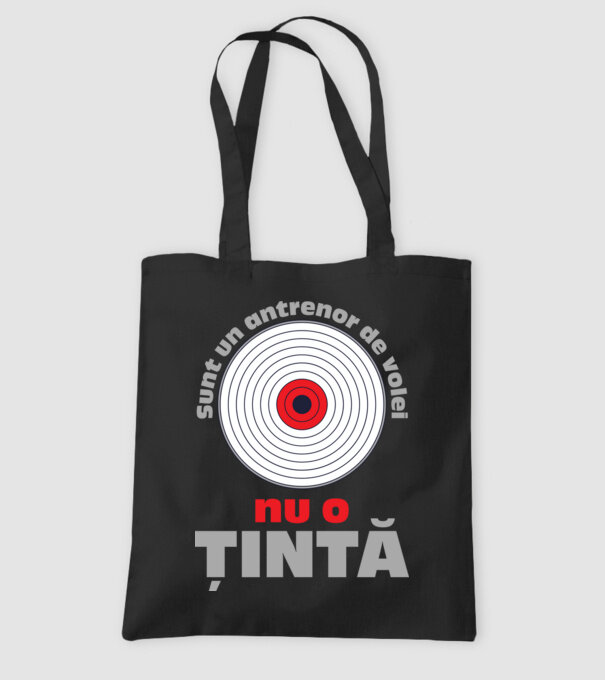 Sunt un antrenor de volei, nu o țintă model negru pe tricou