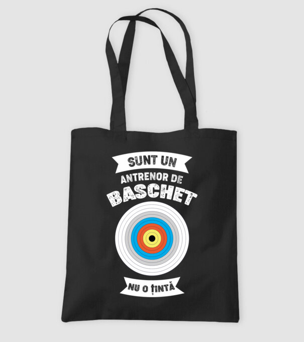 sunt un antrenor de baschet, nu o țintă model negru pe tricou