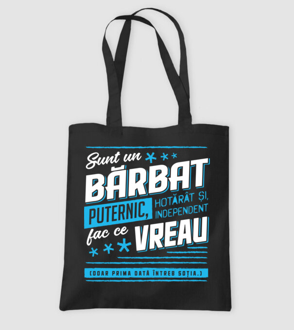 Sunt un bărbat puternic model negru pe tricou