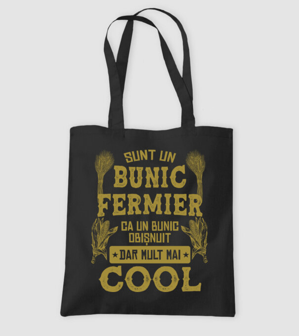 Sunt un bunic fermier, ca un bunic obișnuit, v model negru pe tricou